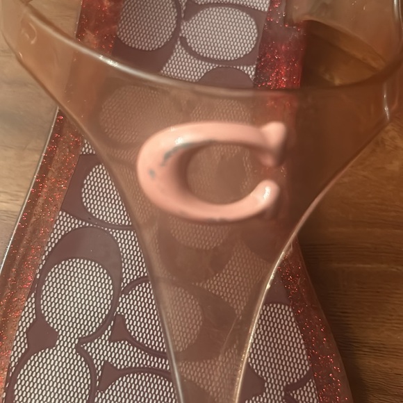 Coach Jelly Slingback Thong Sandals - Picture 3 of 4